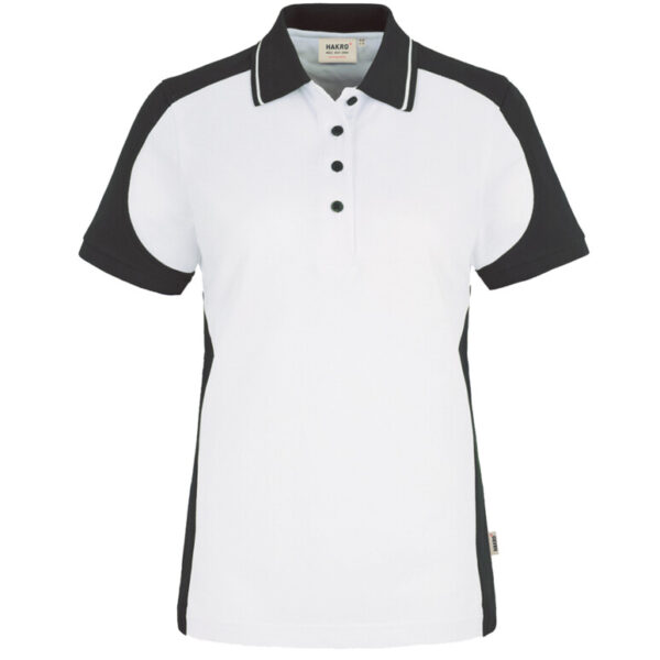 HAKRO Damen Poloshirt Contrast MIKRALINAR® - Produktbild