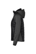 HAKRO Damen Kapuzen-Hybridjacke Contrast - Produktbild