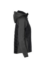 HAKRO Damen Kapuzen-Hybridjacke Contrast - Produktbild