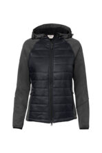 HAKRO Damen Kapuzen-Hybridjacke Contrast - Produktbild