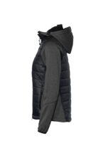 HAKRO Damen Kapuzen-Hybridjacke Contrast - Produktbild