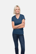 HAKRO Damen V-Shirt Classic - Produktbild