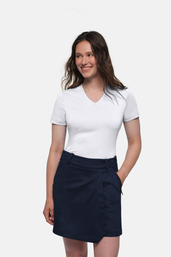 HAKRO COTTON TEC® Damen V-Shirt - Produktbild