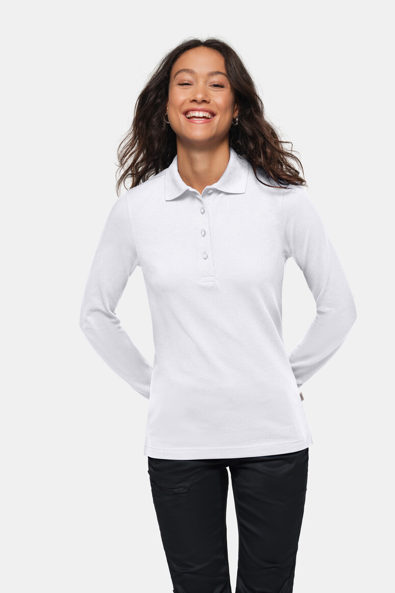 HAKRO Damen Longsleeve-Poloshirt MIKRALINAR® Bild 1 HAKRO Damen Longsleeve-Poloshirt MIKRALINAR® - Produktbild