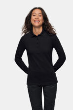 HAKRO Damen Longsleeve-Poloshirt MIKRALINAR® - Produktbild