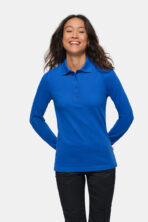 HAKRO Damen Longsleeve-Poloshirt MIKRALINAR® - Produktbild