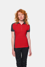 HAKRO Damen Poloshirt Contrast MIKRALINAR® - Produktbild
