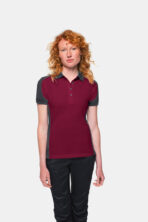 HAKRO Damen Poloshirt Contrast MIKRALINAR® - Produktbild