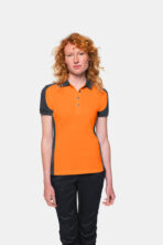 HAKRO Damen Poloshirt Contrast MIKRALINAR® - Produktbild