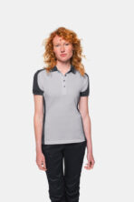 HAKRO Damen Poloshirt Contrast MIKRALINAR® - Produktbild