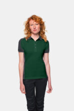 HAKRO Damen Poloshirt Contrast MIKRALINAR® - Produktbild
